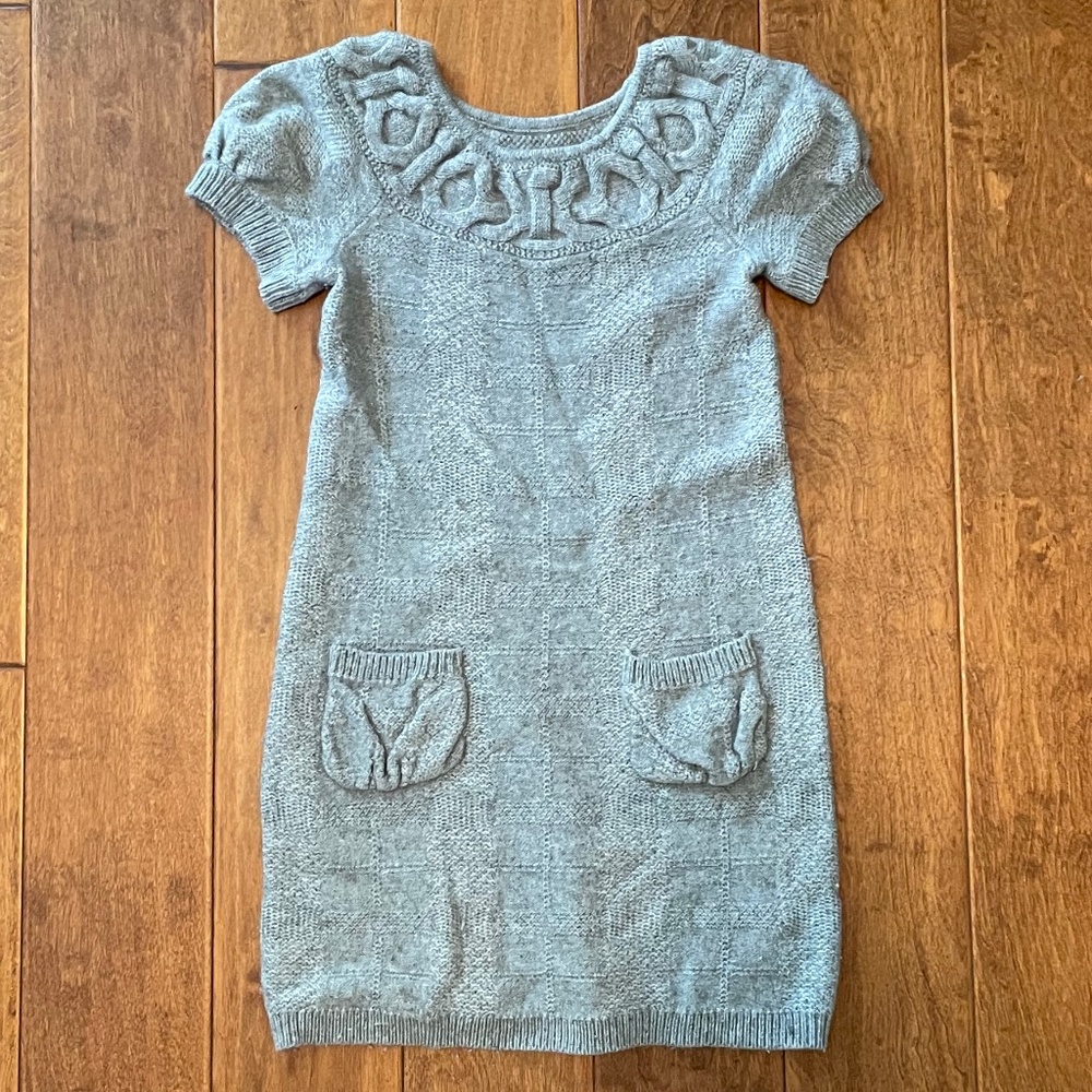 Juicy Couture Gray Sweater Dress Girls Size 10